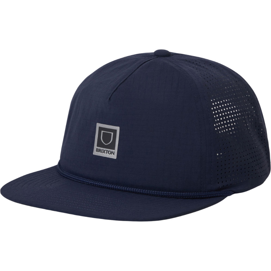 2026 Brixton Journey Performance Snapback Cap 12039-MDNBL - Midnight Blue